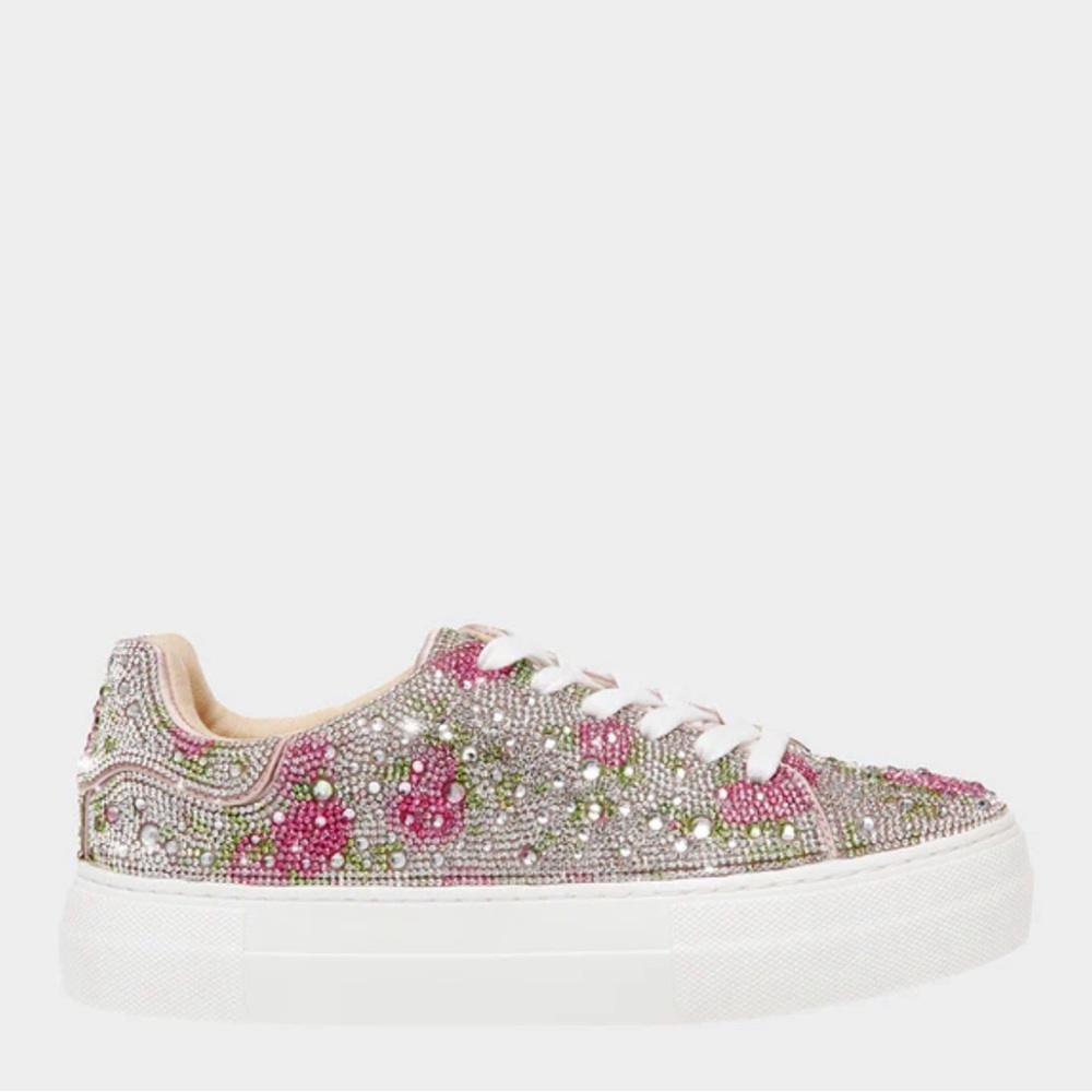 Brand new Betsy Johnson sparkle sneakers